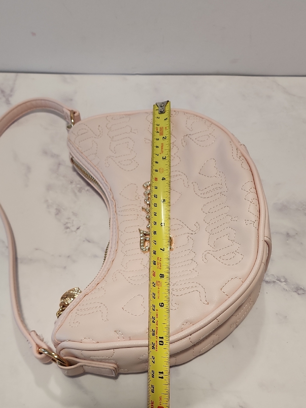 Juicy Couture Pale Pink Small Shoulder Bag - Picture 5 of 9